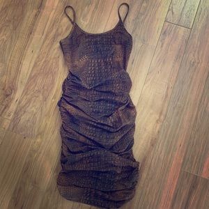 IAMGIA croc print dress in XS worn once